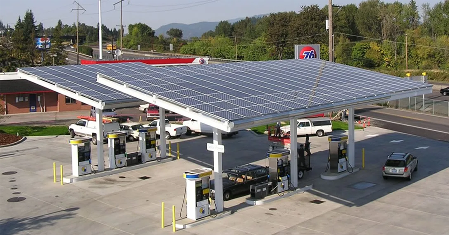 Akaryakıt İstasyonları için Güneş Enerjisi